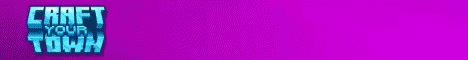 CraftYourTown Minecraft SMP server banner - play.craftyourtown.com